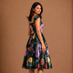 Rosalie Midnight Midi Dress - Image 4