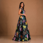 Rosalie Boat Neck Gown - Image 5