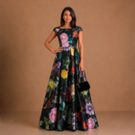 Rosalie Boat Neck Gown