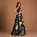 Rosalie Boat Neck Gown - Image 4
