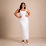 Amara Floral Column Maxi Dress - Image 2