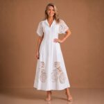 Sienna Eyelet Maxi Dress - Image 2