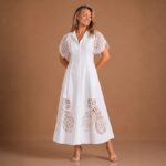 Sienna Eyelet Maxi Dress - Image 4