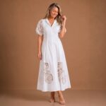 Sienna Eyelet Maxi Dress - Image 5
